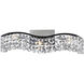 Glamorous 3 Light 25 inch Chrome Vanity Light Wall Light